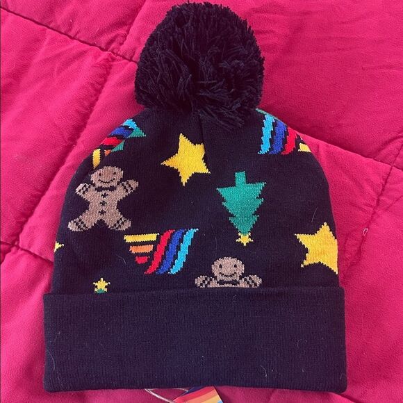 Aldi Beanie Hat Holiday Christmas Black 2024 - Picture 2 of 4